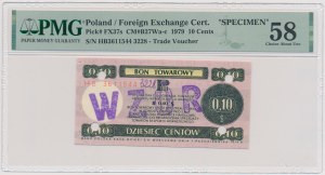 PEWEX, 10 cents 1979 - MODEL - HB