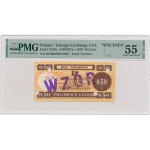 PEWEX, 50 centów 1979 - WZÓR - HC