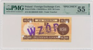 PEWEX, 50 cents 1979 - MODEL - HC