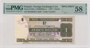 PEWEX, $1 1979 - MODEL - HD