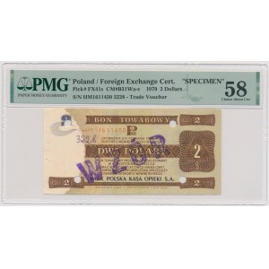 PEWEX, 2 dolary 1979 - WZÓR - HM