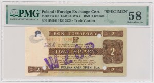 PEWEX, $2 1979 - MODEL - HM