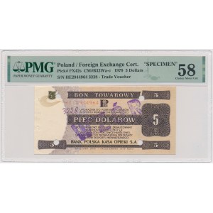 PEWEX, 5 dolarów 1979 - WZÓR - HE