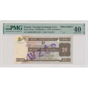 PEWEX, 20 dolarów 1979 - WZÓR - HH