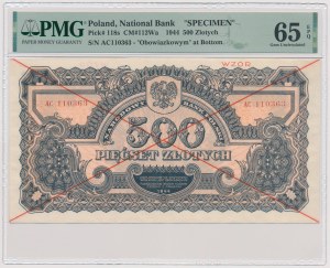 500 PLN 1944 ...owym - MODEL - AC
