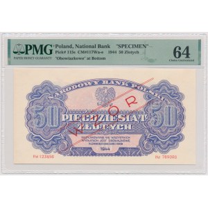 50 złotych 1944 ...owe - WZÓR - Hd