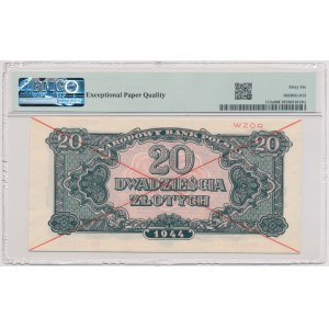 20 złotych 1944 ...owe - WZÓR - KM
