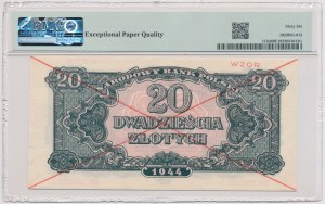 20 złotych 1944 ...owe - WZÓR - KM