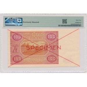 100 złotych 1946 - SPECIMEN - A 1234567/8900000