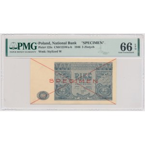5 złotych 1946 - SPECIMEN