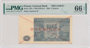 5 zloty 1946 - SPECIMEN