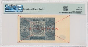 5 zloty 1946 - SPECIMEN