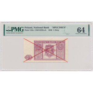 1 złoty 1946 - SPECIMEN