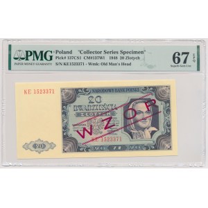 Wzór kolekcjonerski 20 złotych 1948 KE