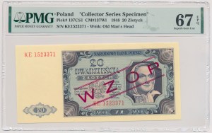 Wzór kolekcjonerski 20 złotych 1948 KE