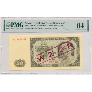Wzór kolekcjonerski 50 złotych 1948 EL