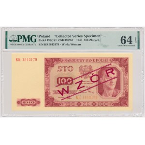 Wzór kolekcjonerski 100 złotych 1948 KR