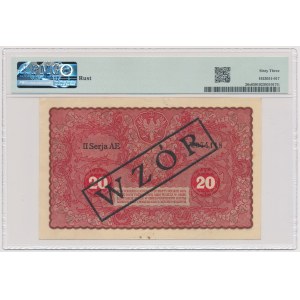 20 mkp 1919 - WZÓR - II Serja AE
