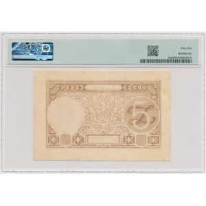5 złotych 1919 - nieukończony druk - sam PODDRUK