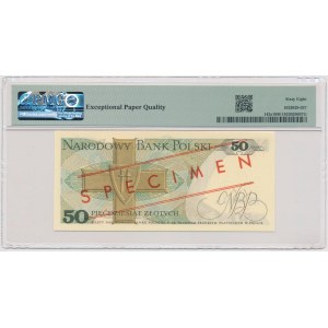 50 złotych 1975 - WZÓR - A 0000000 - No.0214