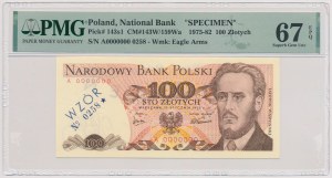 100 zloty 1975 - MODEL - A 0000000 - No.0258.