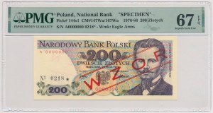 200 zloty 1976 - MODEL - A 0000000 - No.0218.