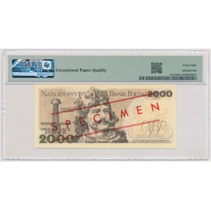 2000 złotych 1977 - WZÓR - A 0000000 - No.0123