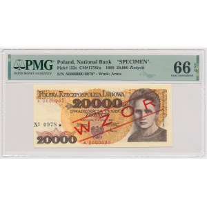 20.000 złotych 1989 - WZÓR - A 0000000 - No.0978