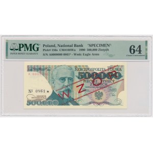 500.000 złotych 1990 - WZÓR - A 0000000 - No.0861