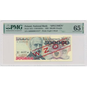 500.000 złotych 1993 - WZÓR - A 0000000 - No.0157
