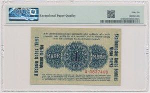 Kaunas, 1 mark 1918 - A