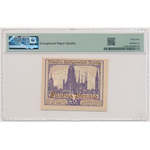 Gdańsk, 50 fenigów 1919 - 644444 - ładny numer