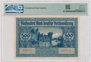Gdansk, 500 marks 1922
