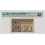 1 mkp 1916 - jenerał - B 616... - B. RZADKI numerator na 6