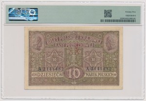 10 mkp 1916 - tickets - A 214... - numerator 