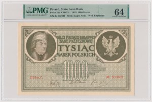 1000 mkp 1919 Květen - III Série. C