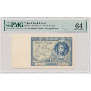 5 złotych 1930 - BU