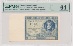 5 gold 1930 - BU