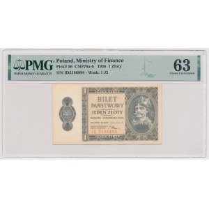 1 złoty 1938 Chrobry - ID