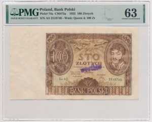 100 gold 1932 - vertlos - AS