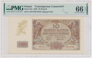 10 gold 1940 - L