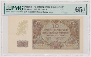 10 gold 1940 - M