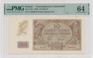 10 gold 1940 - N