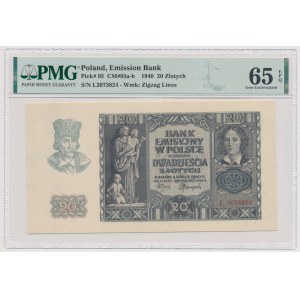 20 złotych 1940 - L