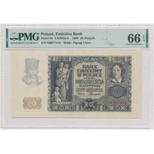 20 złotych 1940 - N