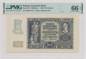 20 gold 1940 - N