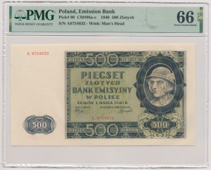 500 zloty 1940 - A