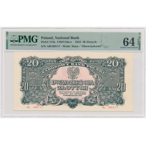 20 złotych 1944 ...owe - Ar