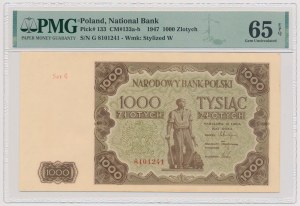 1000 zloty 1947 - G