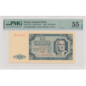 20 złotych 1948 - BS